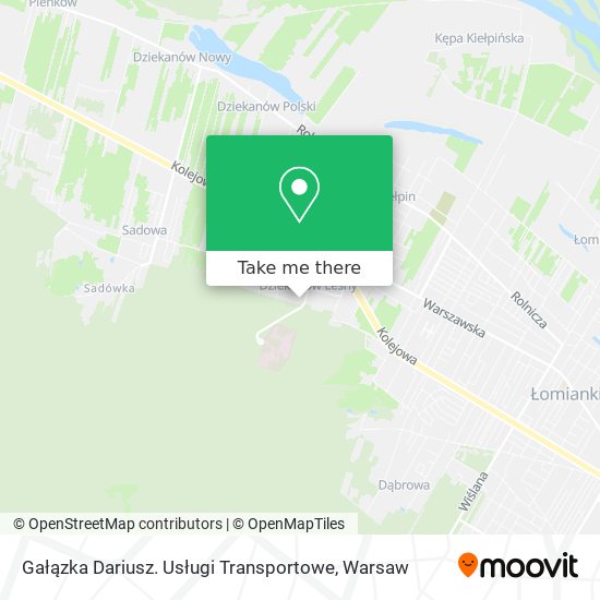 Gałązka Dariusz. Usługi Transportowe map