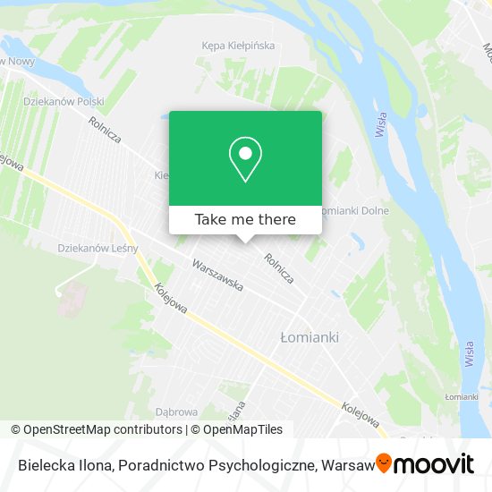 Bielecka Ilona, Poradnictwo Psychologiczne map