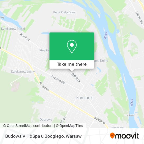 Budowa Villi&Spa u Boogiego map