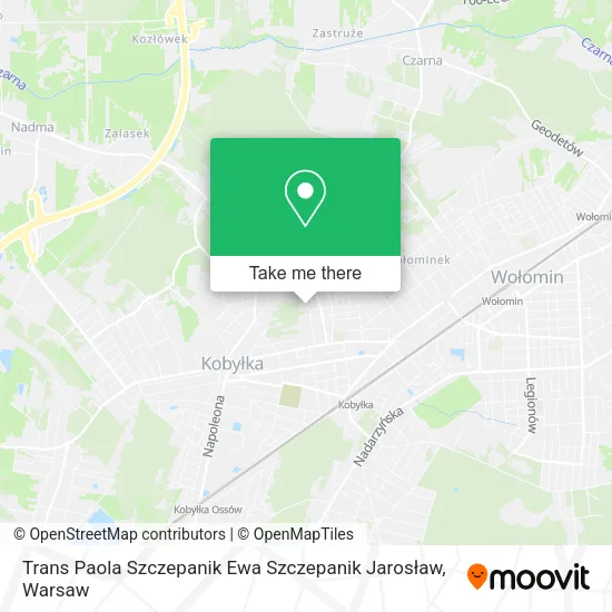 Карта Trans Paola Szczepanik Ewa Szczepanik Jarosław