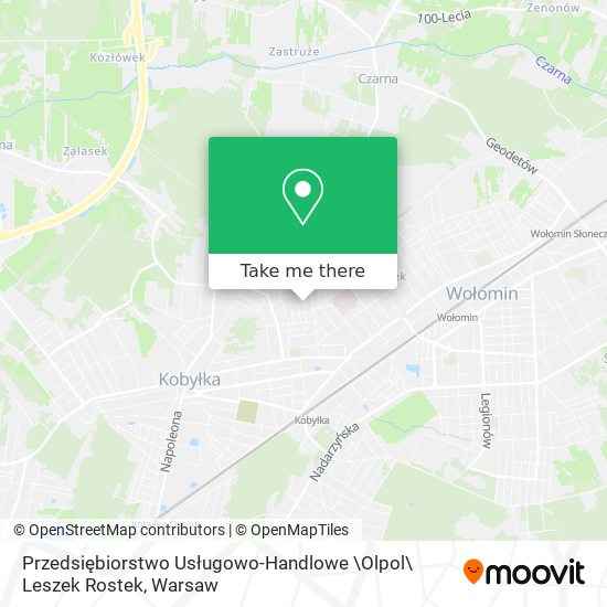 Przedsiębiorstwo Usługowo-Handlowe \Olpol\ Leszek Rostek map