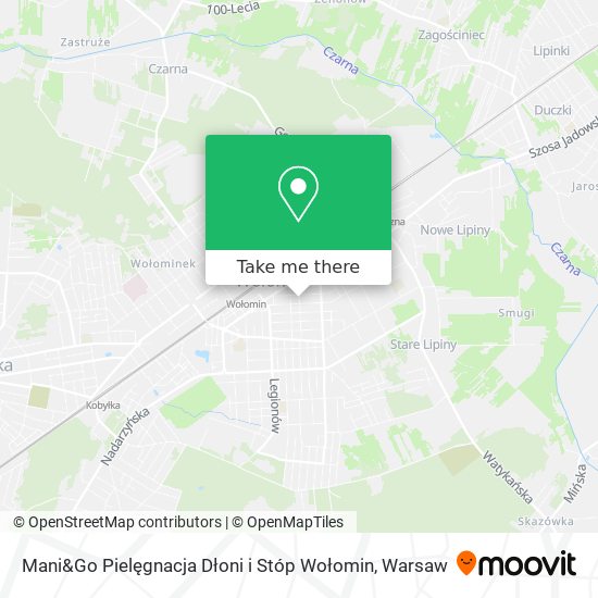 Mani&Go Pielęgnacja Dłoni i Stóp Wołomin map