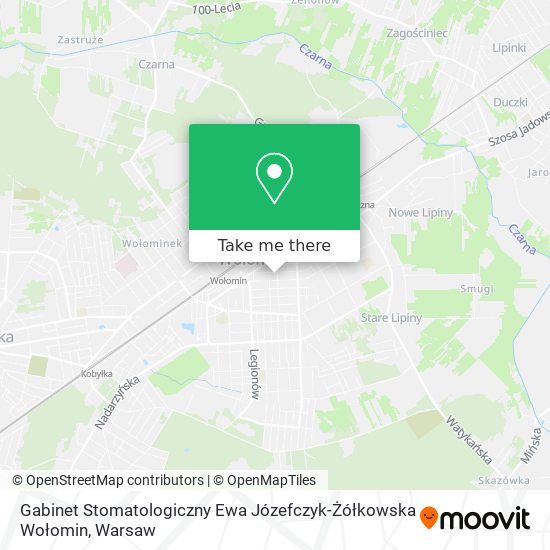 Gabinet Stomatologiczny Ewa Józefczyk-Żółkowska Wołomin map