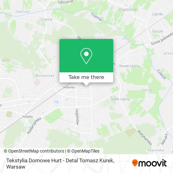 Tekstylia Domowe Hurt - Detal Tomasz Kurek map