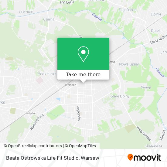 Beata Ostrowska Life Fit Studio map