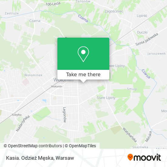 Kasia. Odzież Męska map