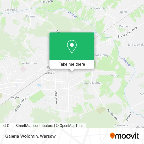 Карта Galeria Wołomin
