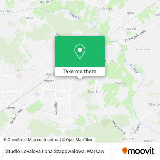 Studio Lovalova Ilona Szapowałowa map