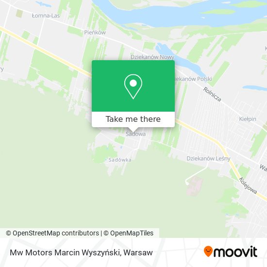 Mw Motors Marcin Wyszyński map