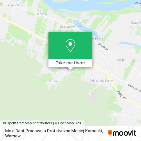 Maxi Dent Pracownia Protetyczna Maciej Kamecki map