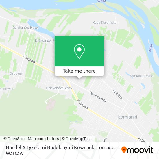 Handel Artykułami Budolanymi Kownacki Tomasz map