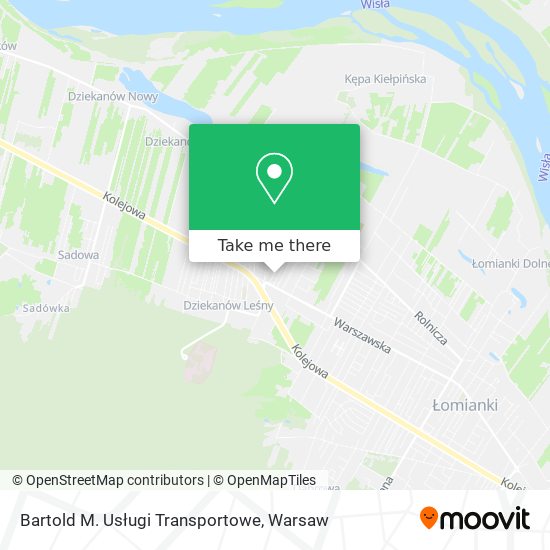 Bartold M. Usługi Transportowe map