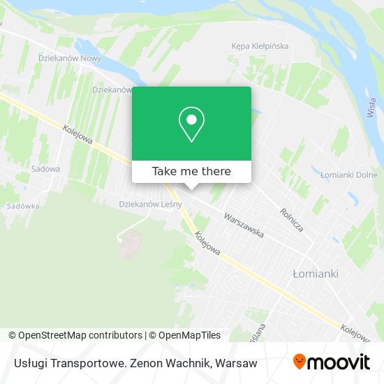 Usługi Transportowe. Zenon Wachnik map