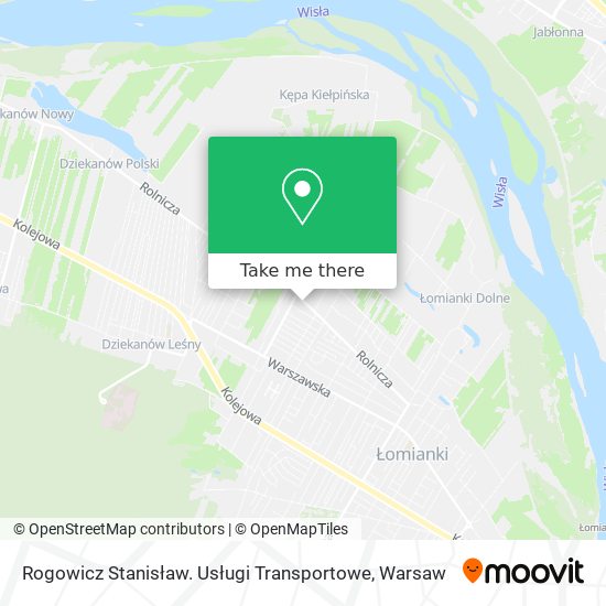 Rogowicz Stanisław. Usługi Transportowe map