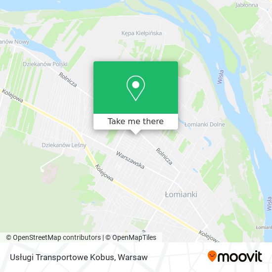 Usługi Transportowe Kobus map