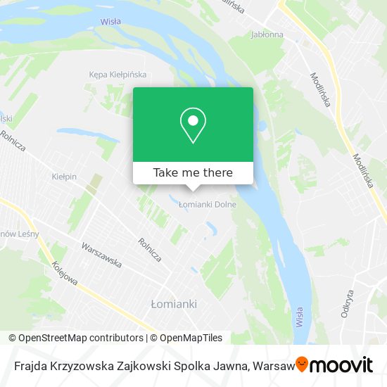 Frajda Krzyzowska Zajkowski Spolka Jawna map