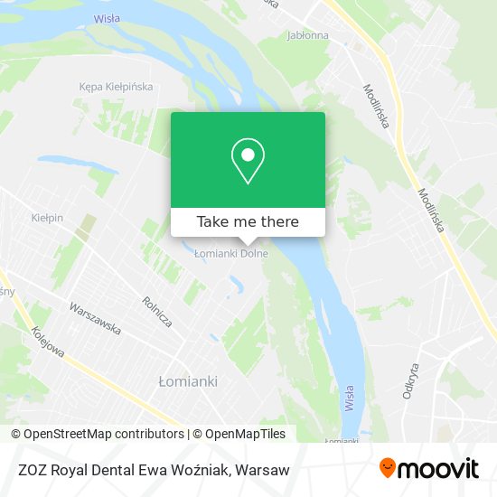 ZOZ Royal Dental Ewa Woźniak map