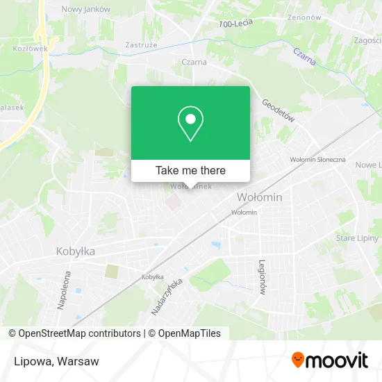 Lipowa map