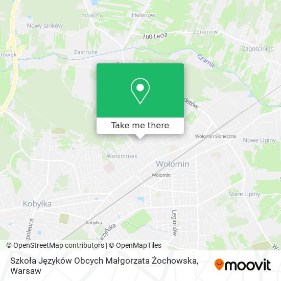 Szkoła Języków Obcych Małgorzata Żochowska map