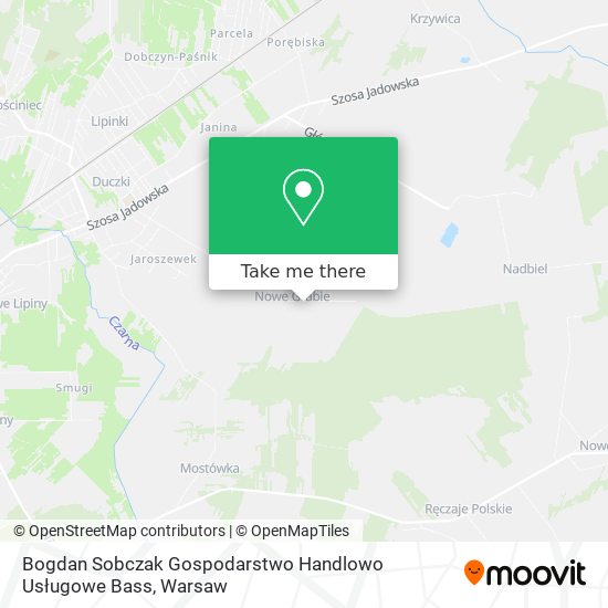 Bogdan Sobczak Gospodarstwo Handlowo Usługowe Bass map