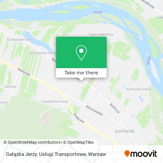 Gałązka Jerzy. Usługi Transportowe map