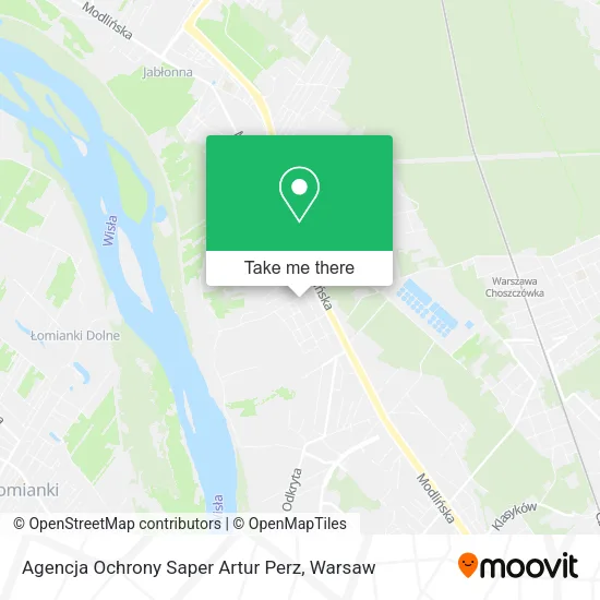 Agencja Ochrony Saper Artur Perz map