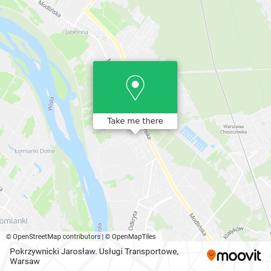 Pokrzywnicki Jarosław. Usługi Transportowe map