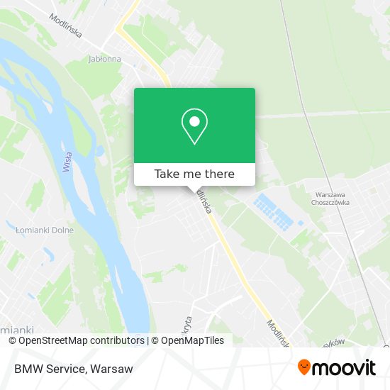 BMW Service map