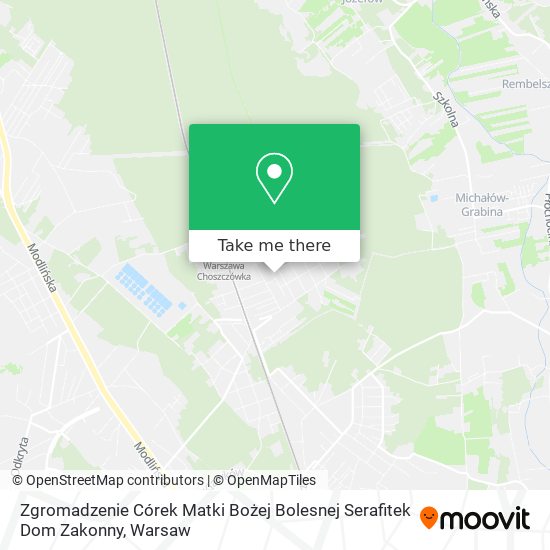 Zgromadzenie Córek Matki Bożej Bolesnej Serafitek Dom Zakonny map