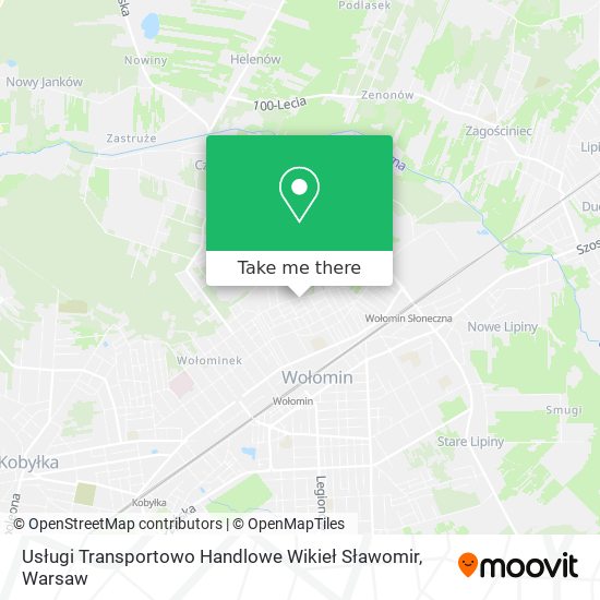 Usługi Transportowo Handlowe Wikieł Sławomir map