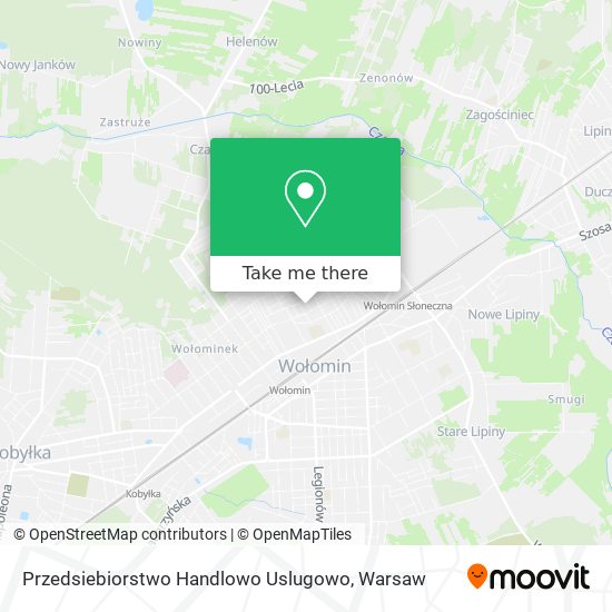 Przedsiebiorstwo Handlowo Uslugowo map