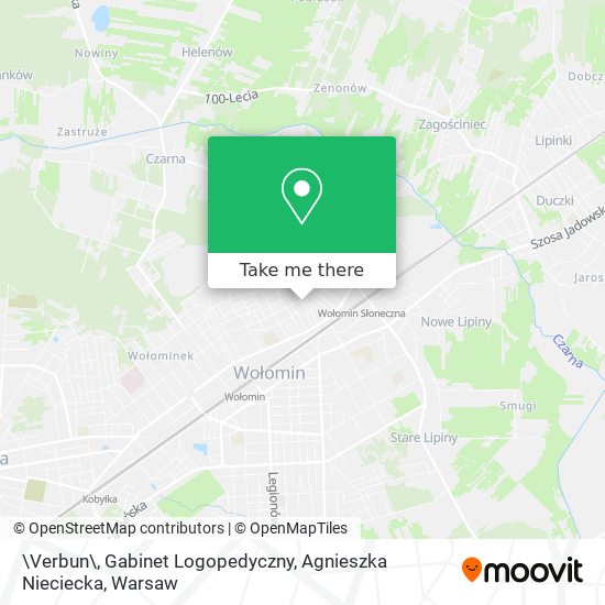 \Verbun\, Gabinet Logopedyczny, Agnieszka Nieciecka map