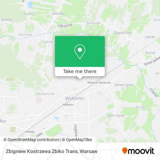 Zbigniew Kostrzewa Zbiko Trans map