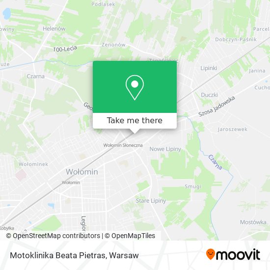 Motoklinika Beata Pietras map