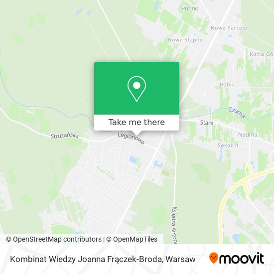 Kombinat Wiedzy Joanna Frączek-Broda map