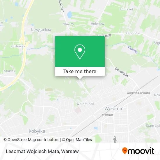 Lesomat Wojciech Mata map