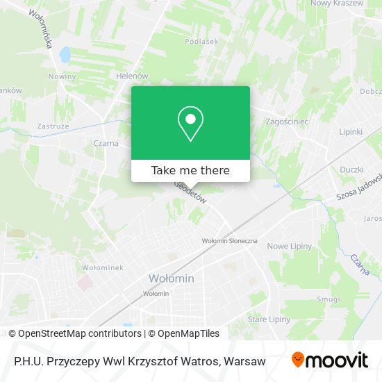 P.H.U. Przyczepy Wwl Krzysztof Watros map