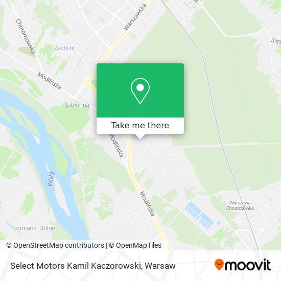 Select Motors Kamil Kaczorowski map