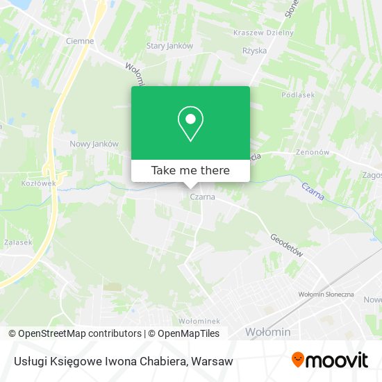 Usługi Księgowe Iwona Chabiera map