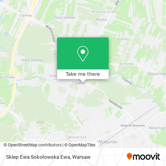 Sklep Ewa Sokołowska Ewa map