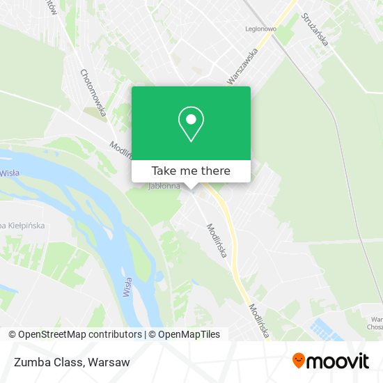 Zumba Class map