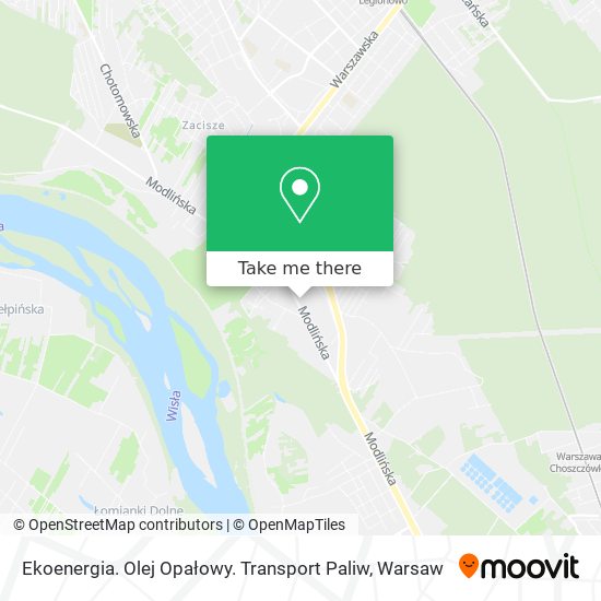 Ekoenergia. Olej Opałowy. Transport Paliw map