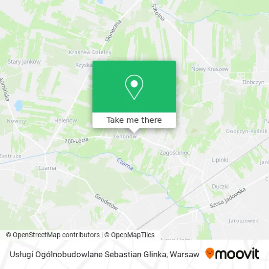 Usługi Ogólnobudowlane Sebastian Glinka map