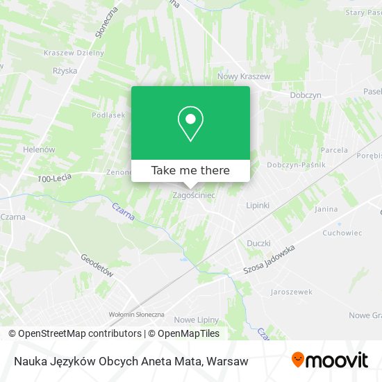 Nauka Języków Obcych Aneta Mata map