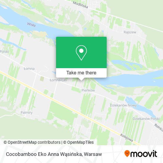 Cocobamboo Eko Anna Wąsińska map