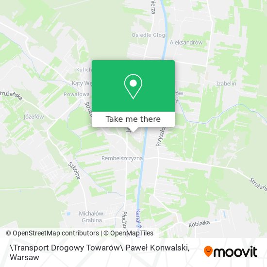 Карта \Transport Drogowy Towarów\ Paweł Konwalski