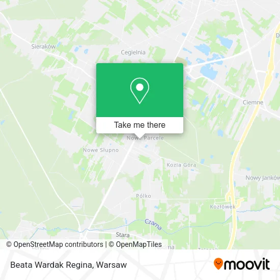 Beata Wardak Regina map