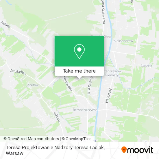 Teresa Projektowanie Nadzory Teresa Łaciak map