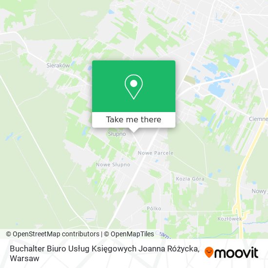 Buchalter Biuro Usług Księgowych Joanna Różycka map