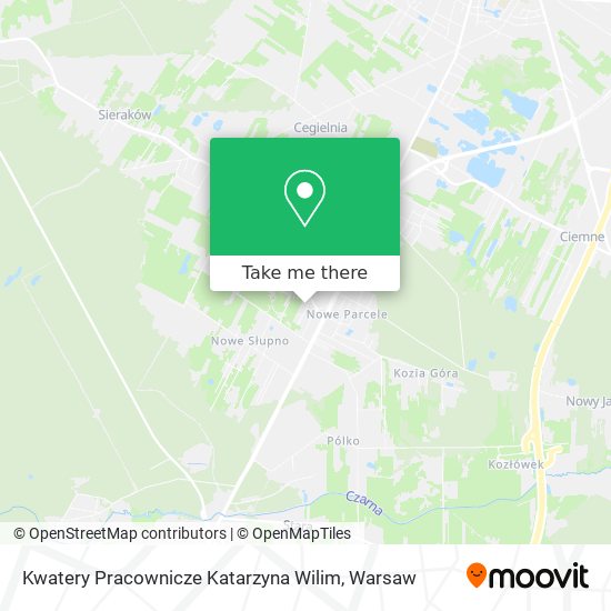 Карта Kwatery Pracownicze Katarzyna Wilim